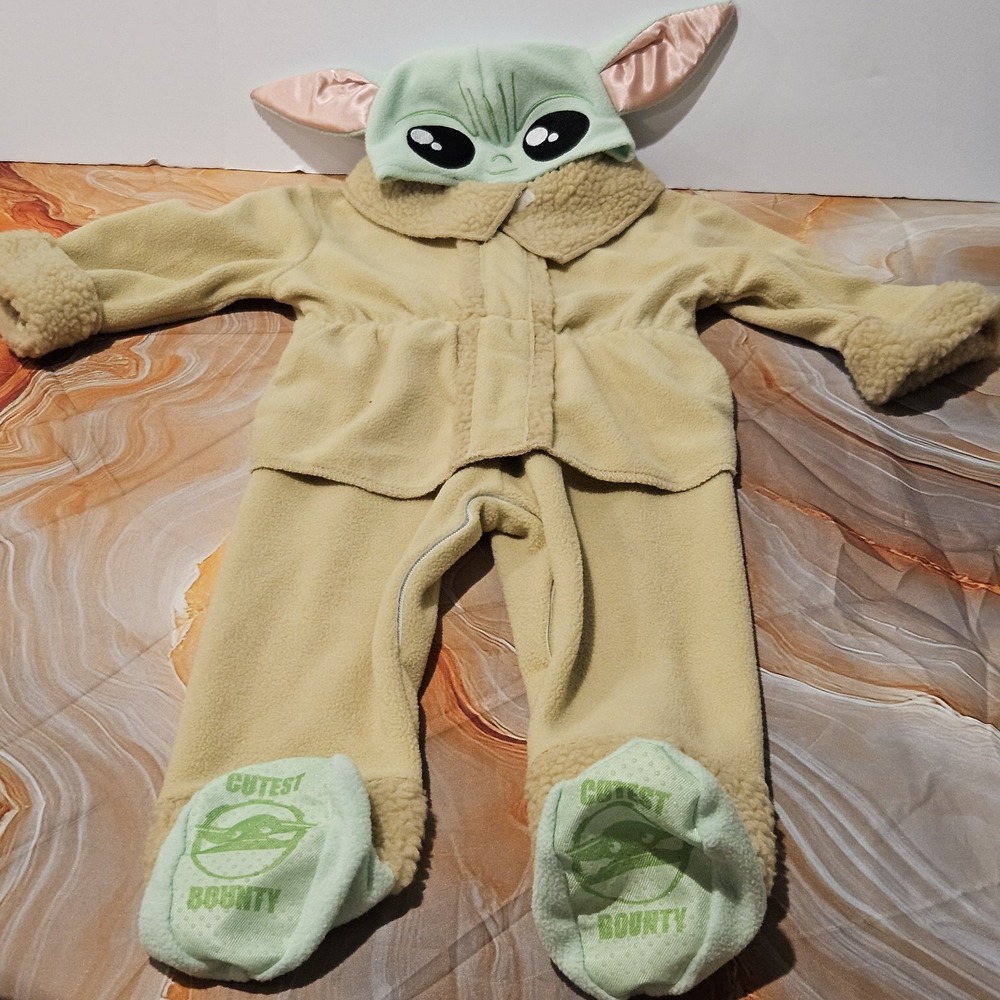 Star Wars Jazwares Grogu Baby Yoda Costume 6-12M Headpiece Halloween